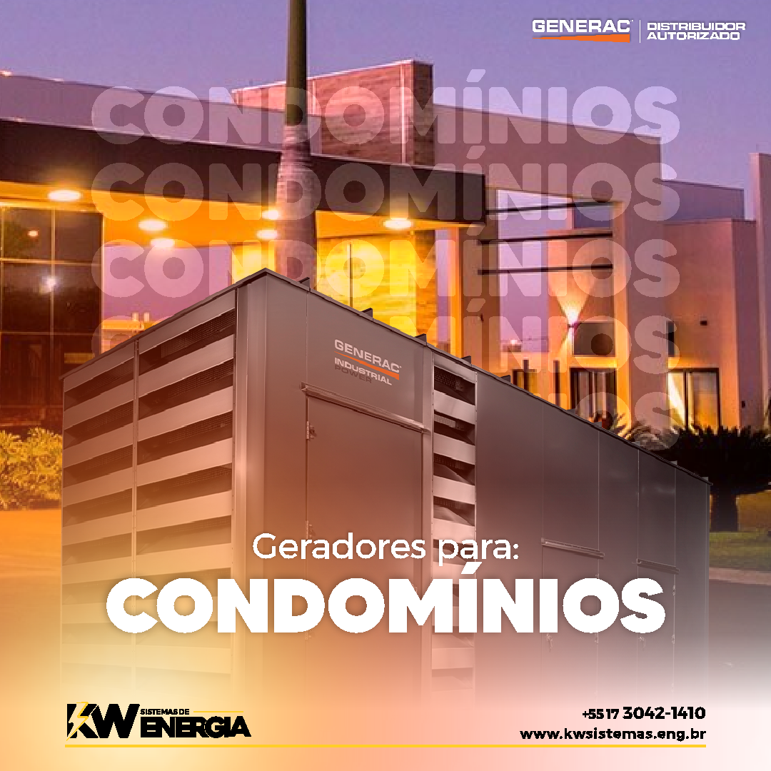 Geradores para Condomínio